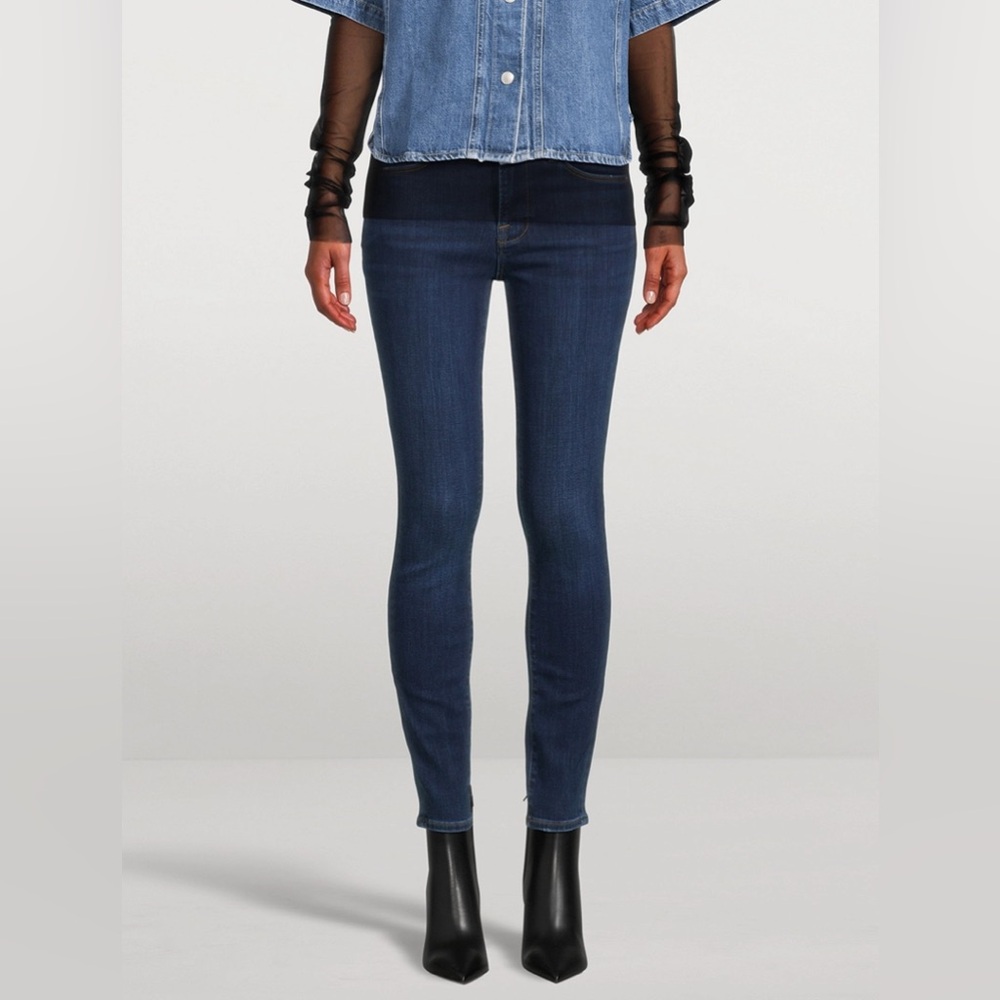 Frame Denim | Le High Skinny Blue Dark Wash Size 26 NEW - Picture 2 of 9
